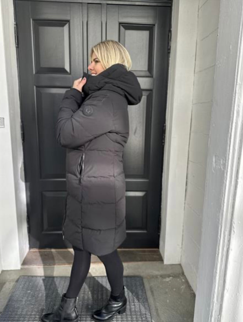 Vannucci Dun Jakke 338 Sort