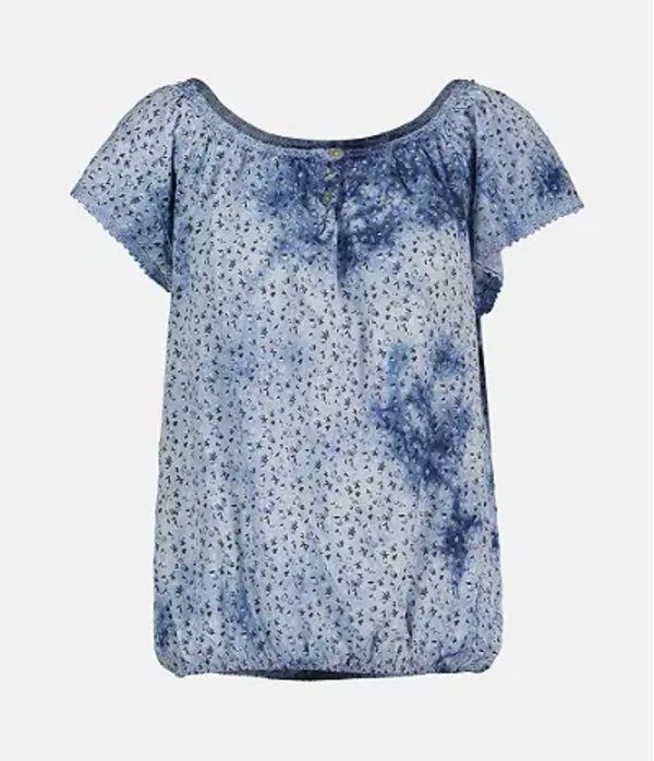 Ora Popsi Jeansblå Med Blomster