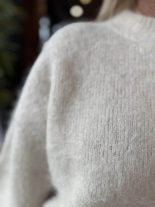 Salmia Pullover Lys Beige