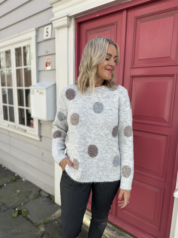 Louise pullover Lysegrå