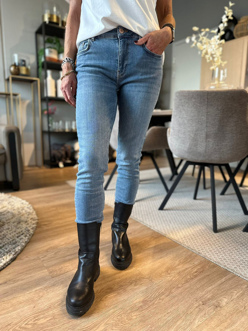 Sarah skinny jeans Medium Jeansblå