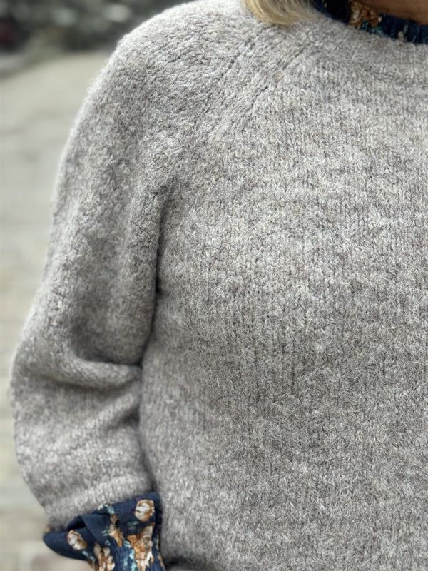 Grslulu- pullover Beige Melert