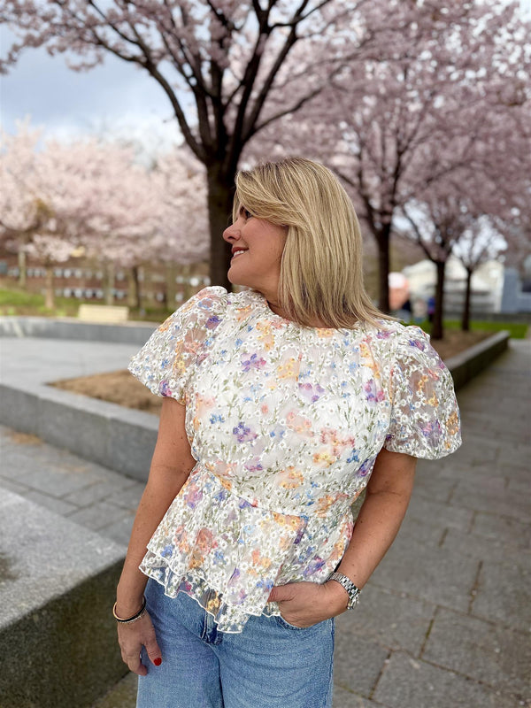 LEANNA SS TOP Multicolor