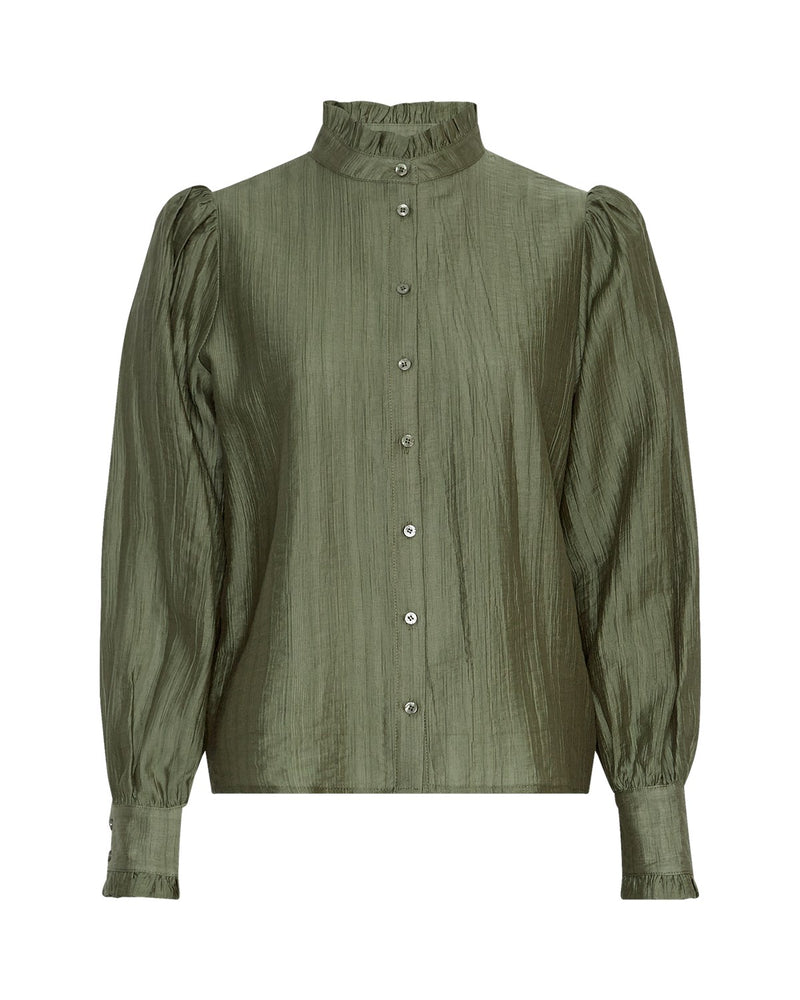 MSCHFEMINE SHIRT Olivengrønn