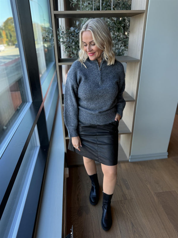 Ladie`s Oversized Sweather Blå