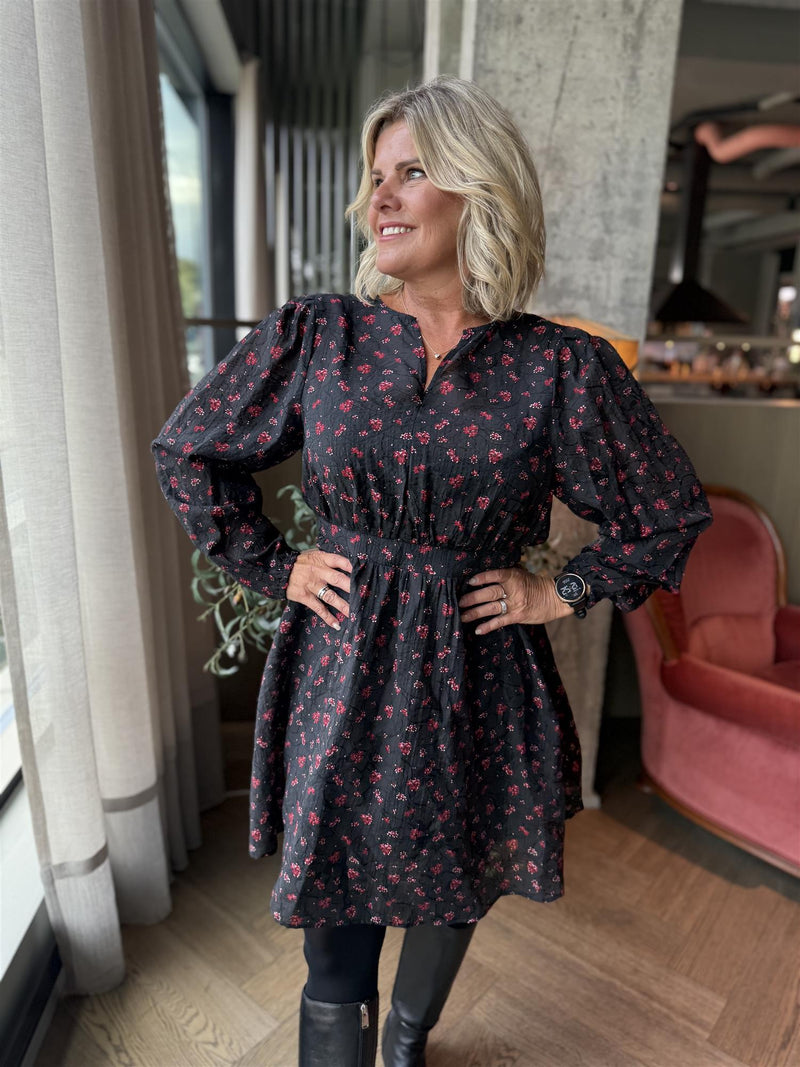 Nancy Dress Sort M. Blomster