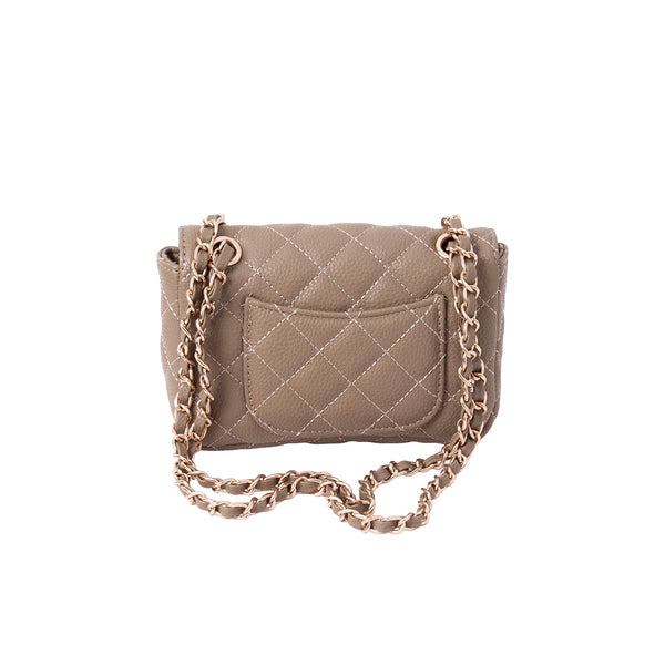 EVITA LITEN CLUTCH M/LENKE Beige