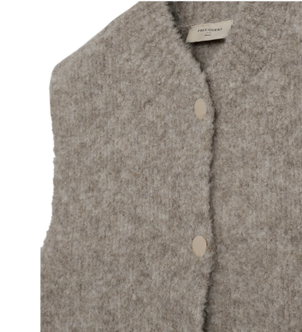 Jump waistcoat Beige Melert