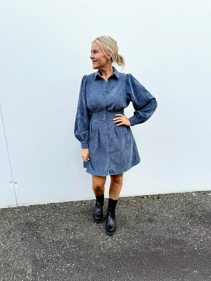 Vicordu Shirt Dress Indigo