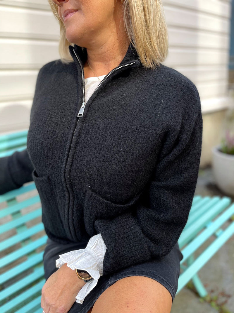 Lediona Hope Cardigan Sort