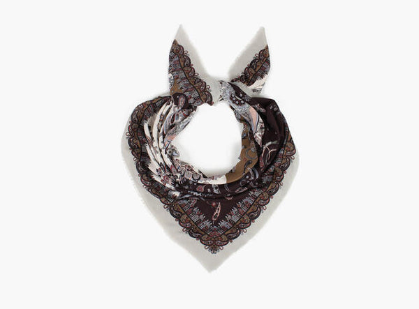 Manzini paisley Burgunder