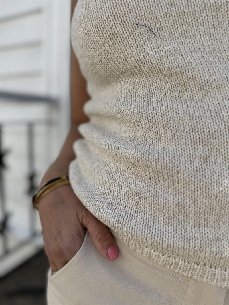 GRSCALIVA TOP Beige