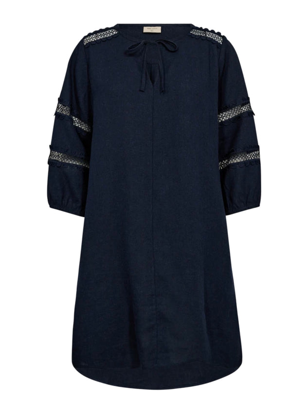 Laluna-dress Marineblå