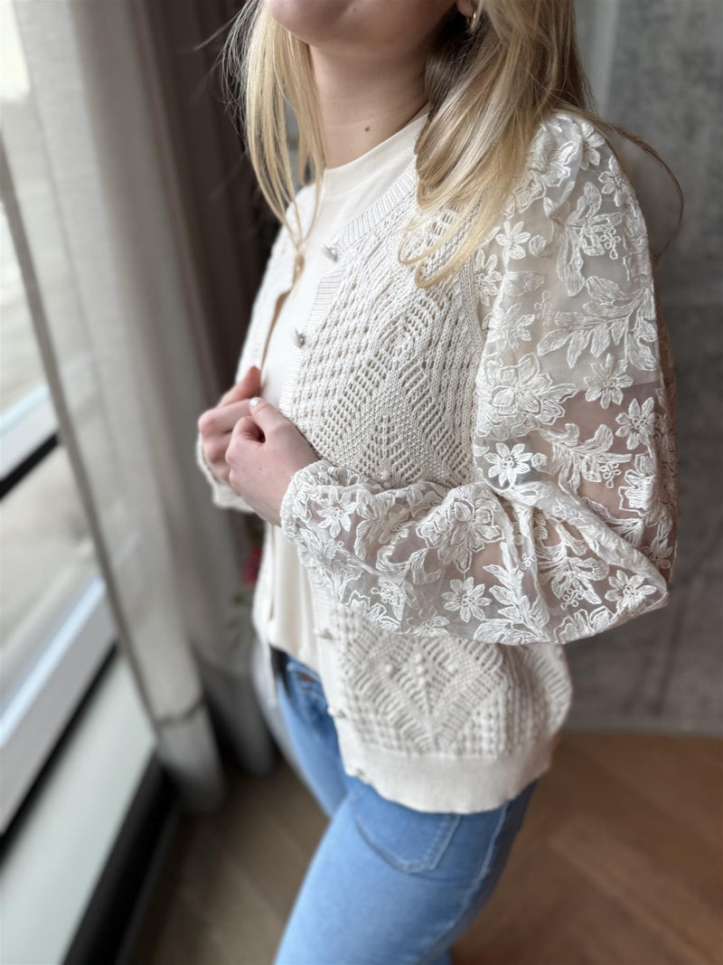 Victoria cardigan Lys Beige