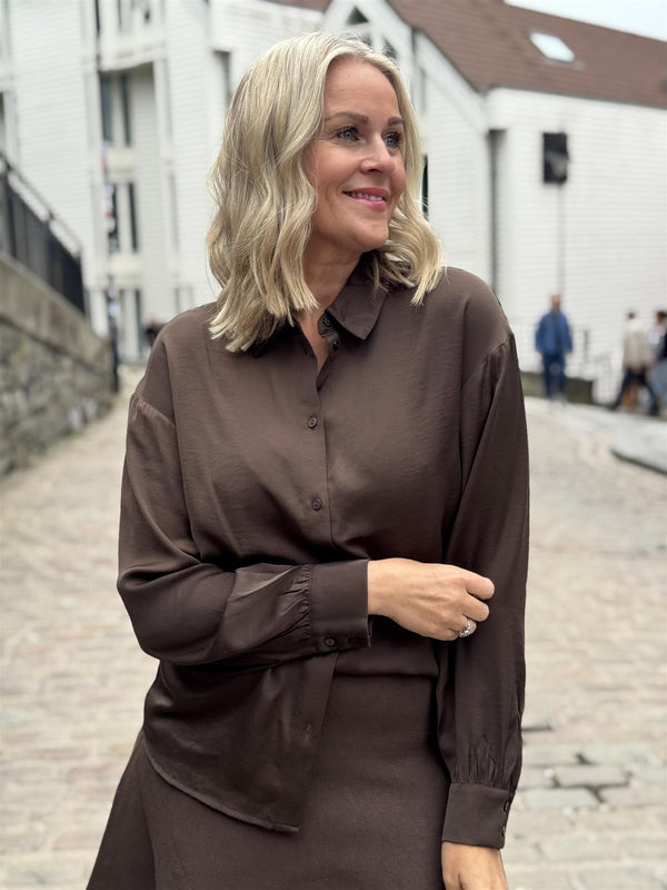 Sandeline Maluca Shirt Mørkebrun
