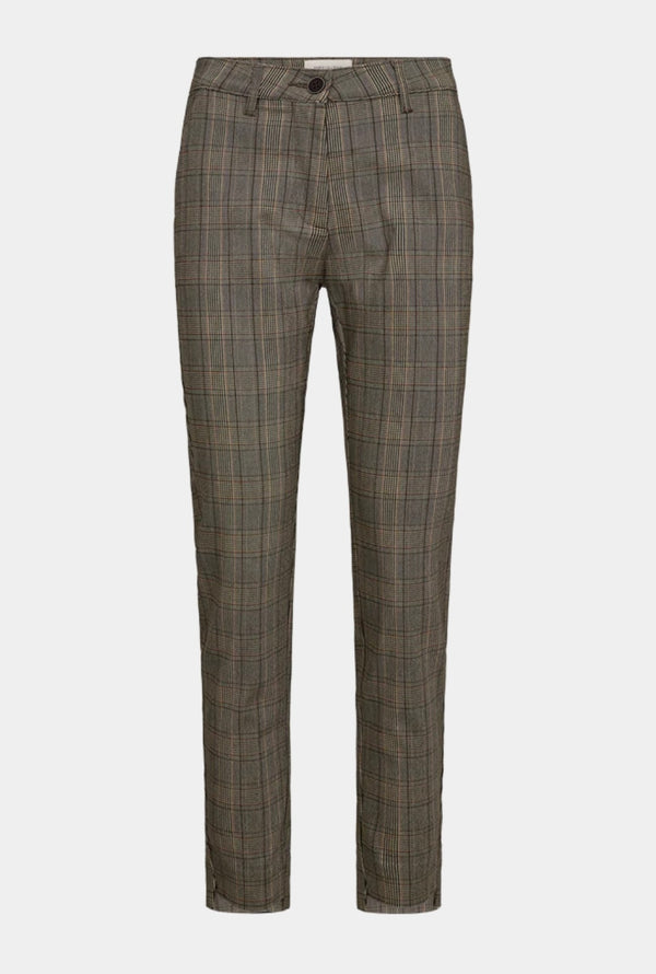 Rex pants med ruter Sort / Mønster