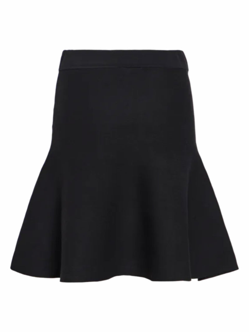 Visway Skater Knit Skirt Sort