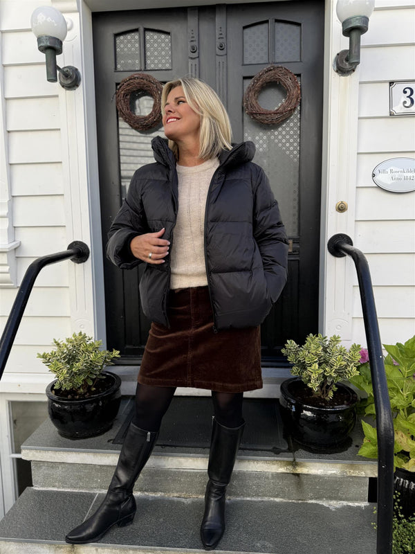 POPPEL DOWN BLEND JACKET Sort