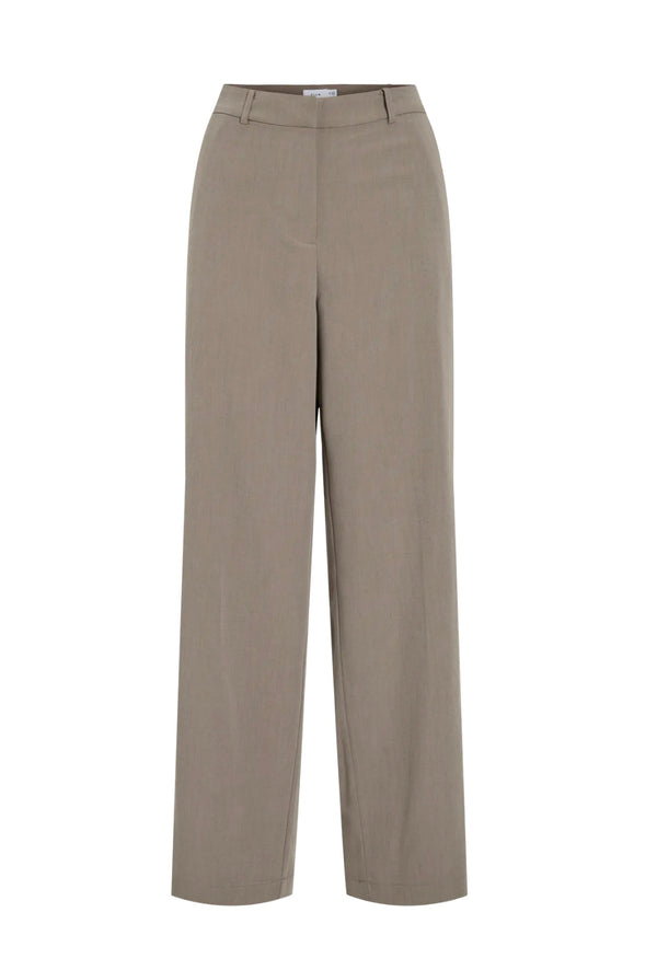 Siffe Straight Pants Lys Melange