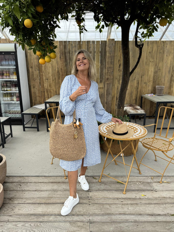 ANNA DRESS Lyseblå
