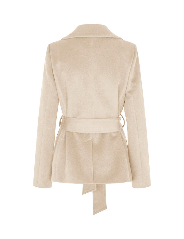 Tanni Short Kåpe Lys Beige