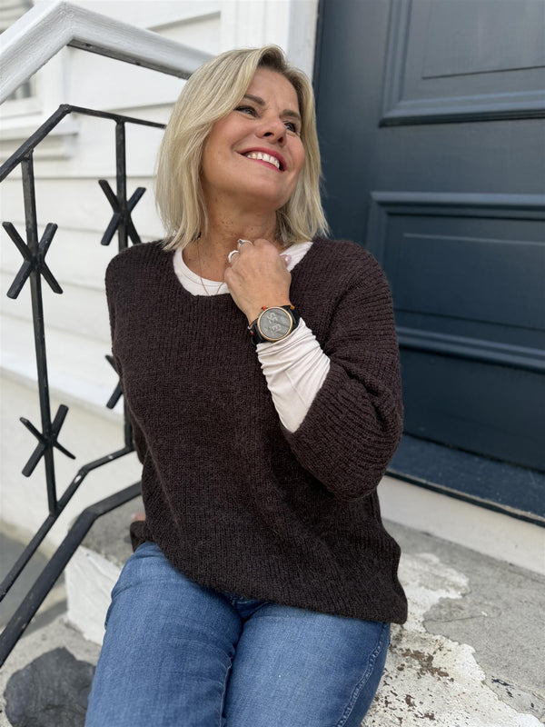 Tuesday Jumper Mørk Sjokolade