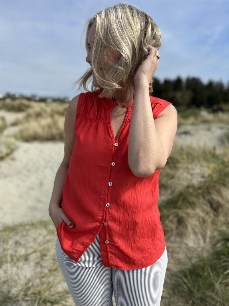 ALLY BLOUSE Oransje