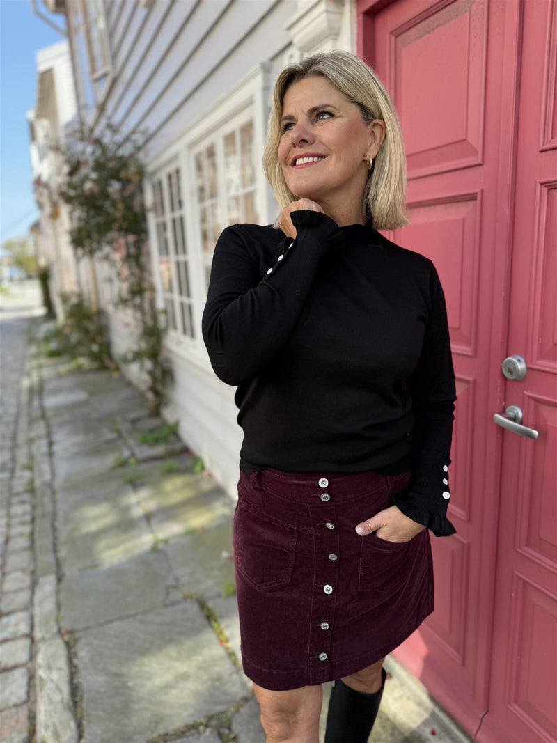 Annika skjørt Burgunder