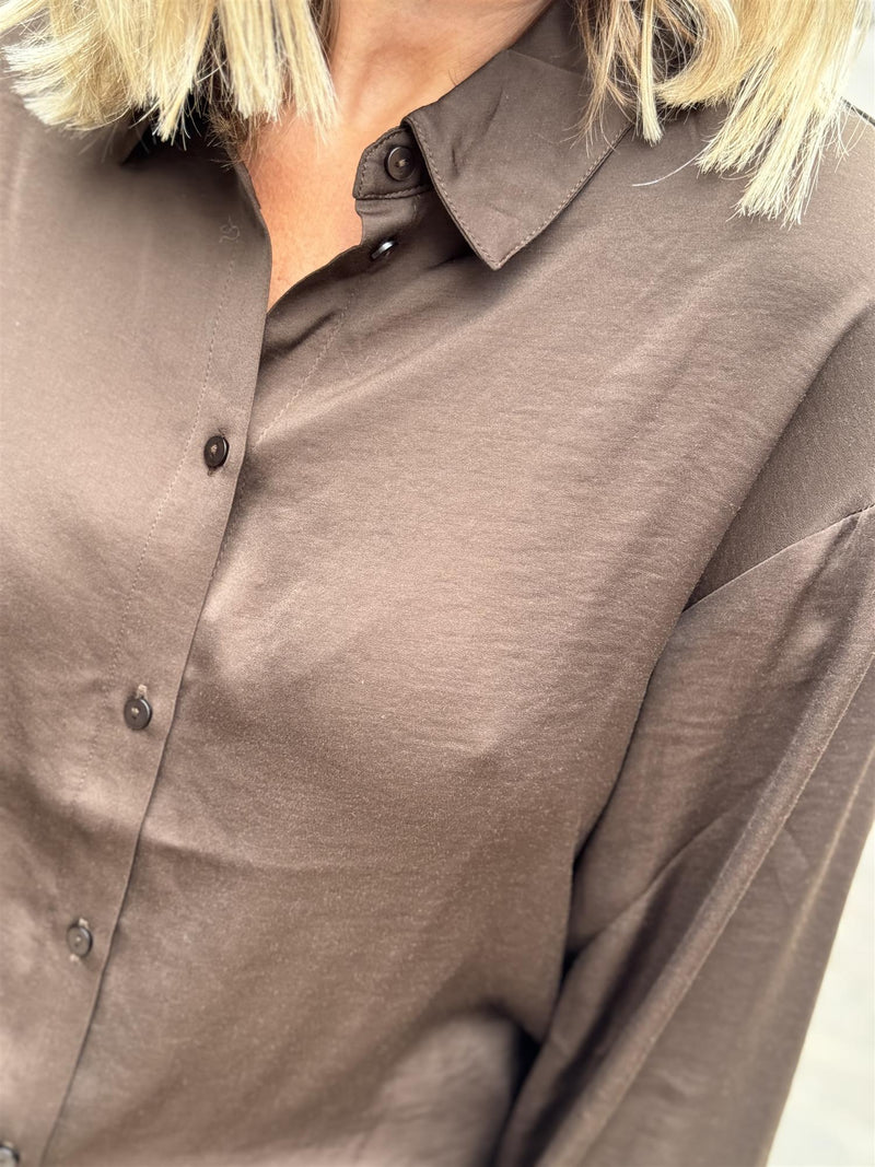 Sandeline Maluca Shirt Mørkebrun