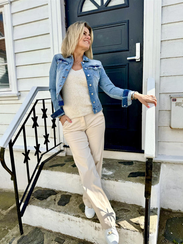 GRSCALIVA TOP Beige