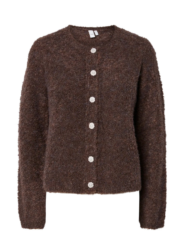 Plyra Knit Cardigan Brun