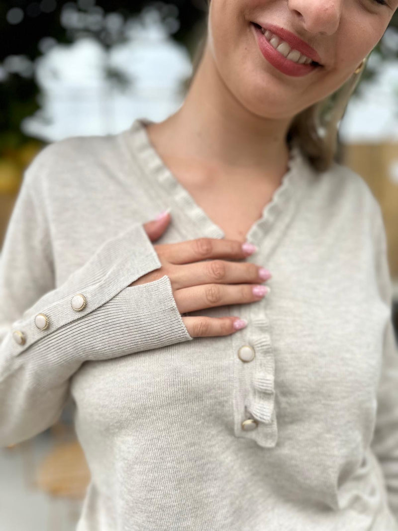 Katie Pullover Beige