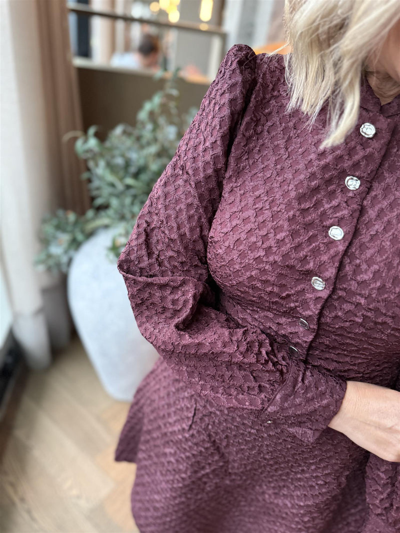 TALIAMA DRESS Burgunder