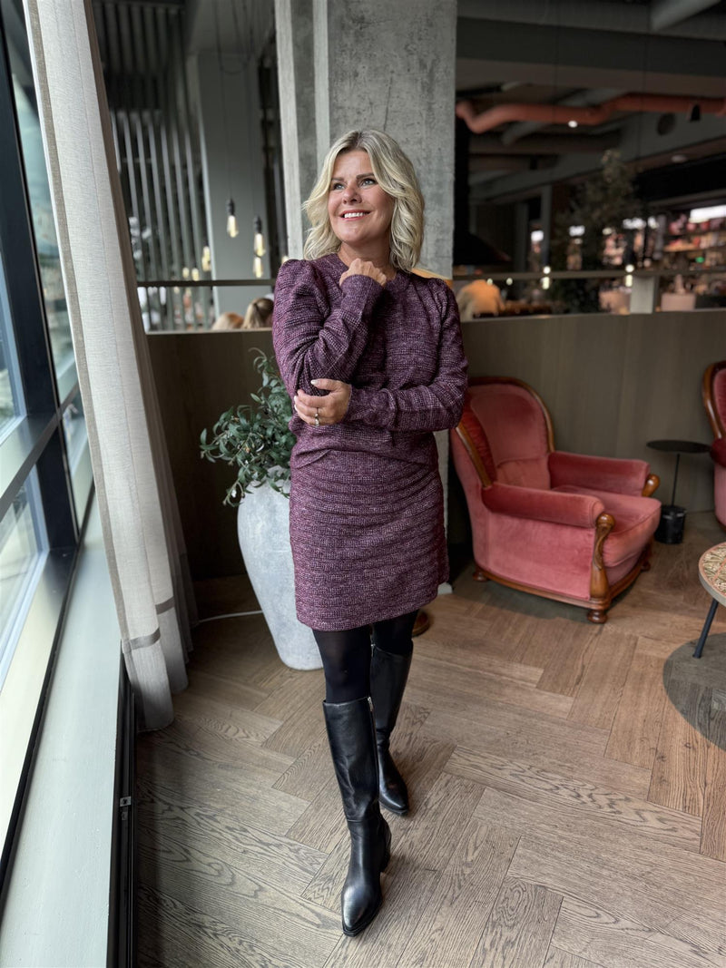 JAYLA KNIT TOP Burgunder Merlert