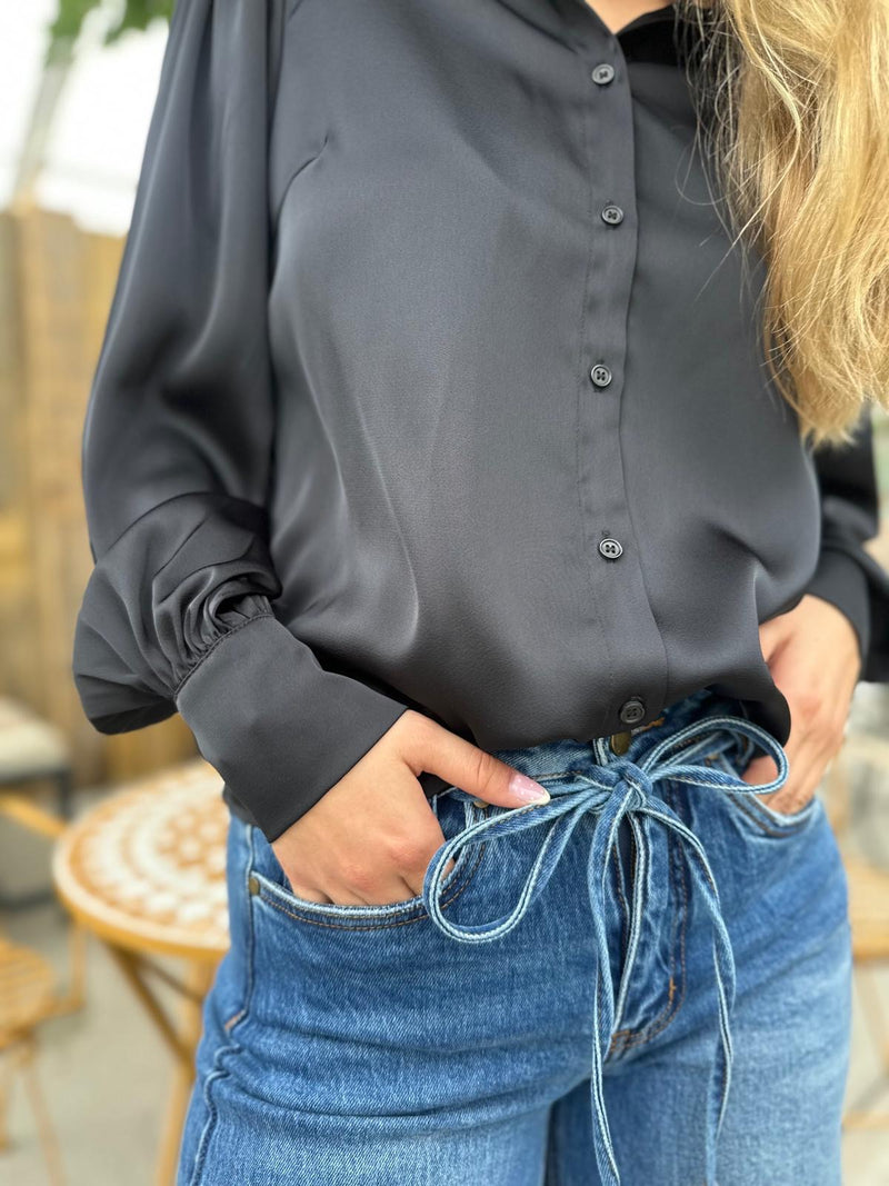 Vienna Ravenna Balloon Shirt Sort
