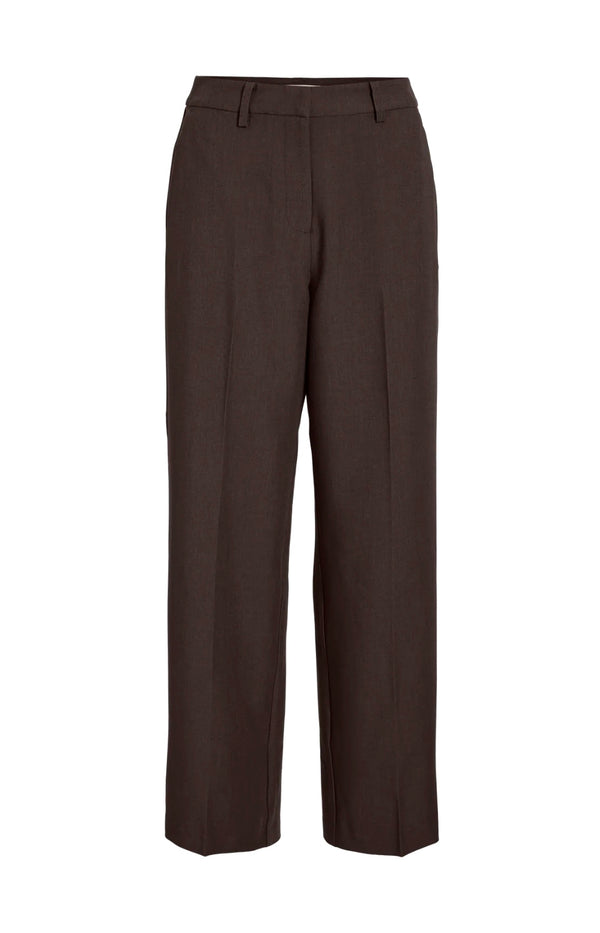 Siffe Straight Pants Mørkebrun
