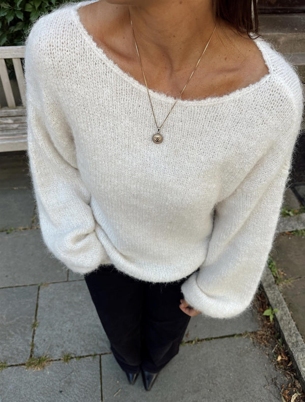 MARLEY KNIT PULLOVER Off-White
