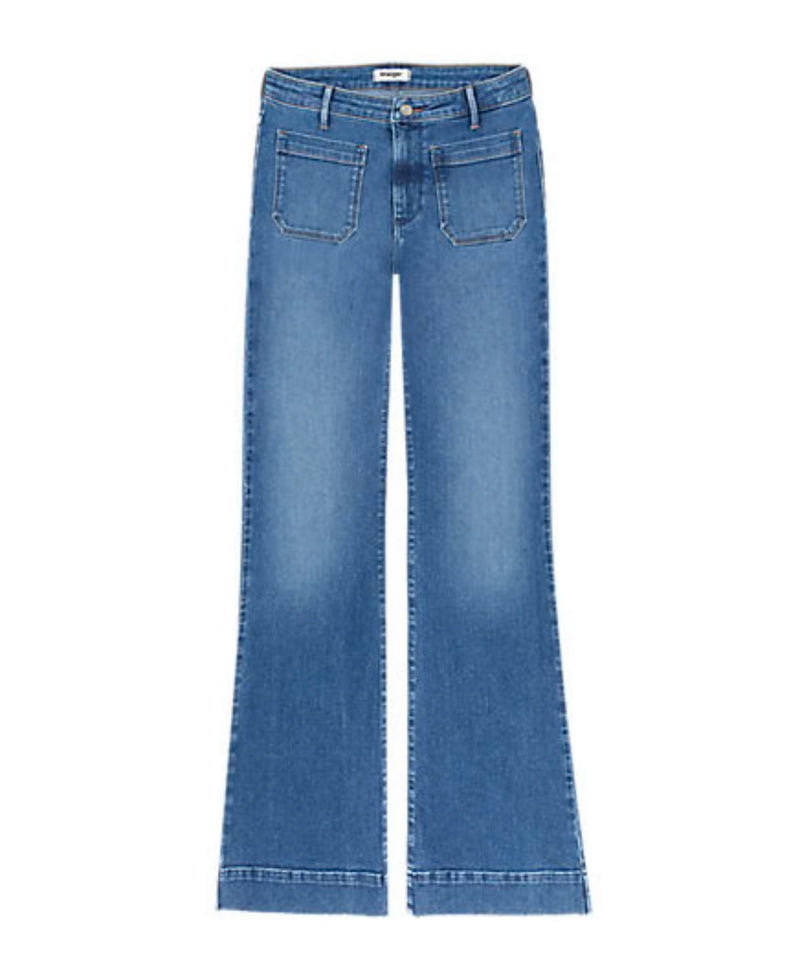 FLARE Medium Jeansblå