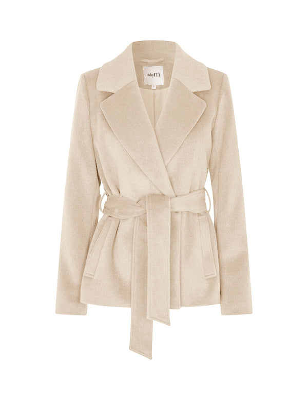 Tanni Short Kåpe Lys Beige