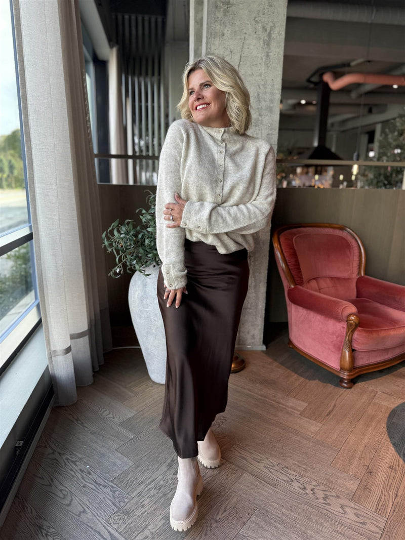 Milania Hope Pullover Lys Beige