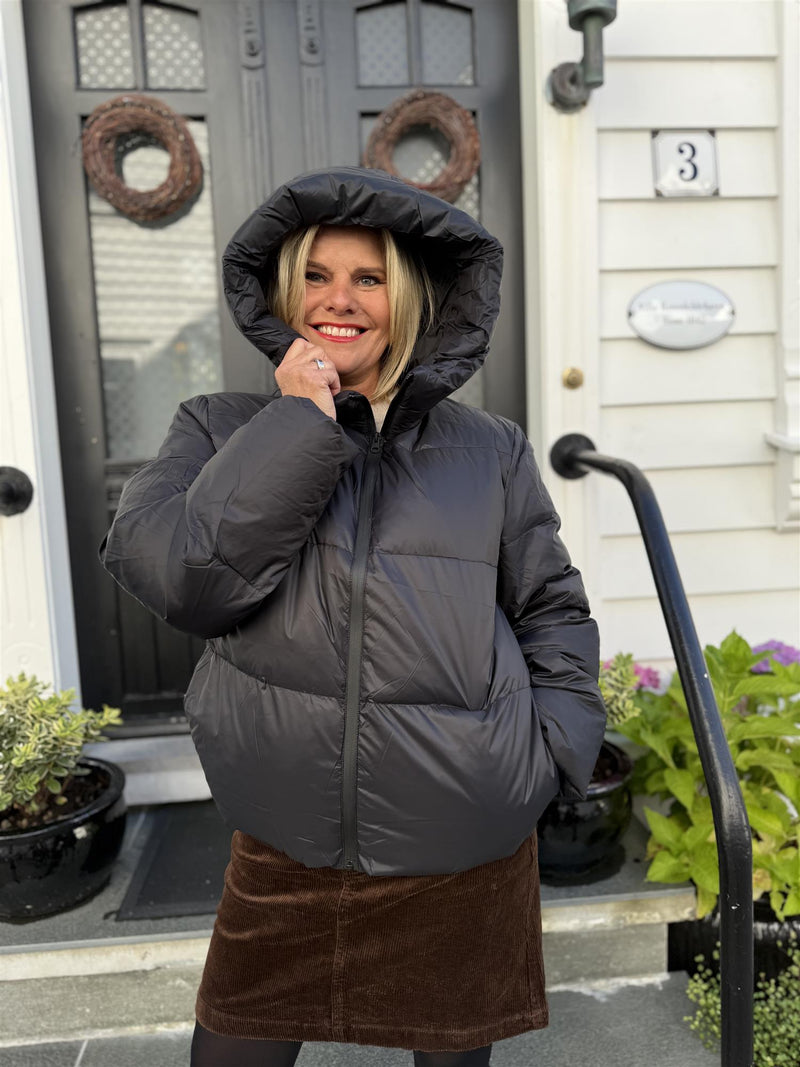 POPPEL DOWN BLEND JACKET Sort