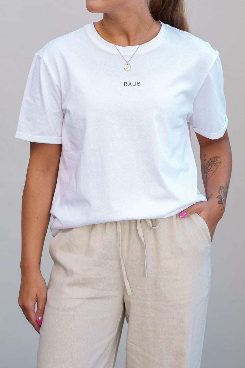 LINN LOGO TEE Hvit