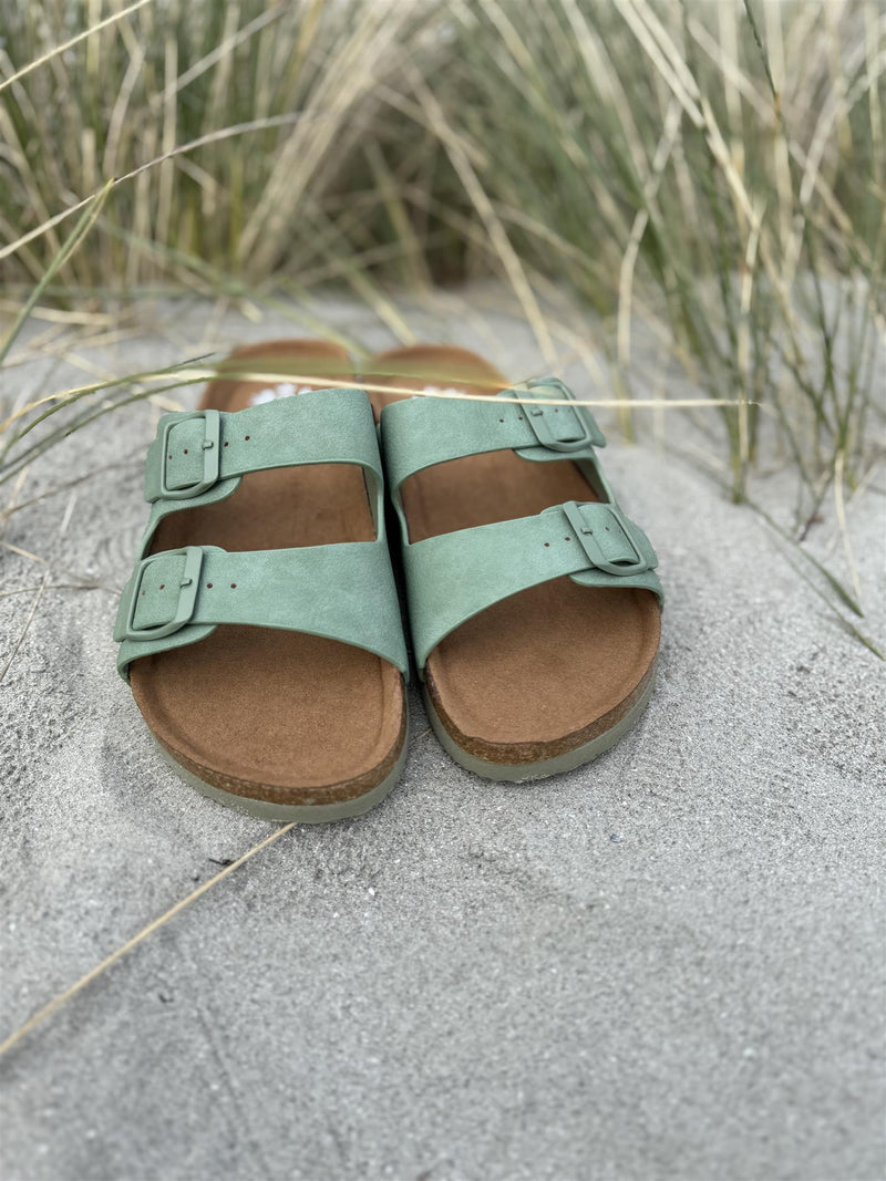 SANDALER Lysegrønn