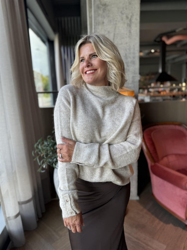 Milania Hope Pullover Lys Beige