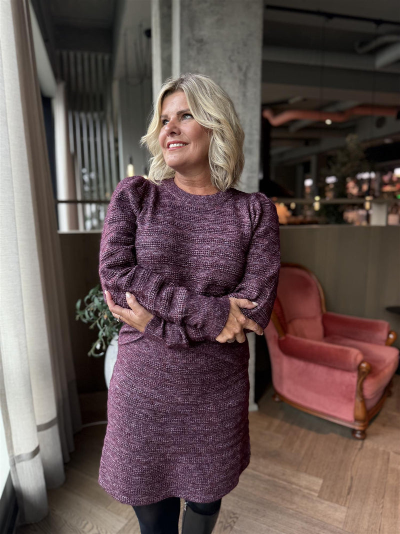 JAYLA KNIT TOP Burgunder Merlert