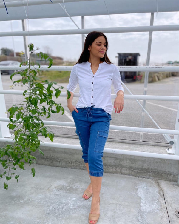 Bia Capri Jeansblå